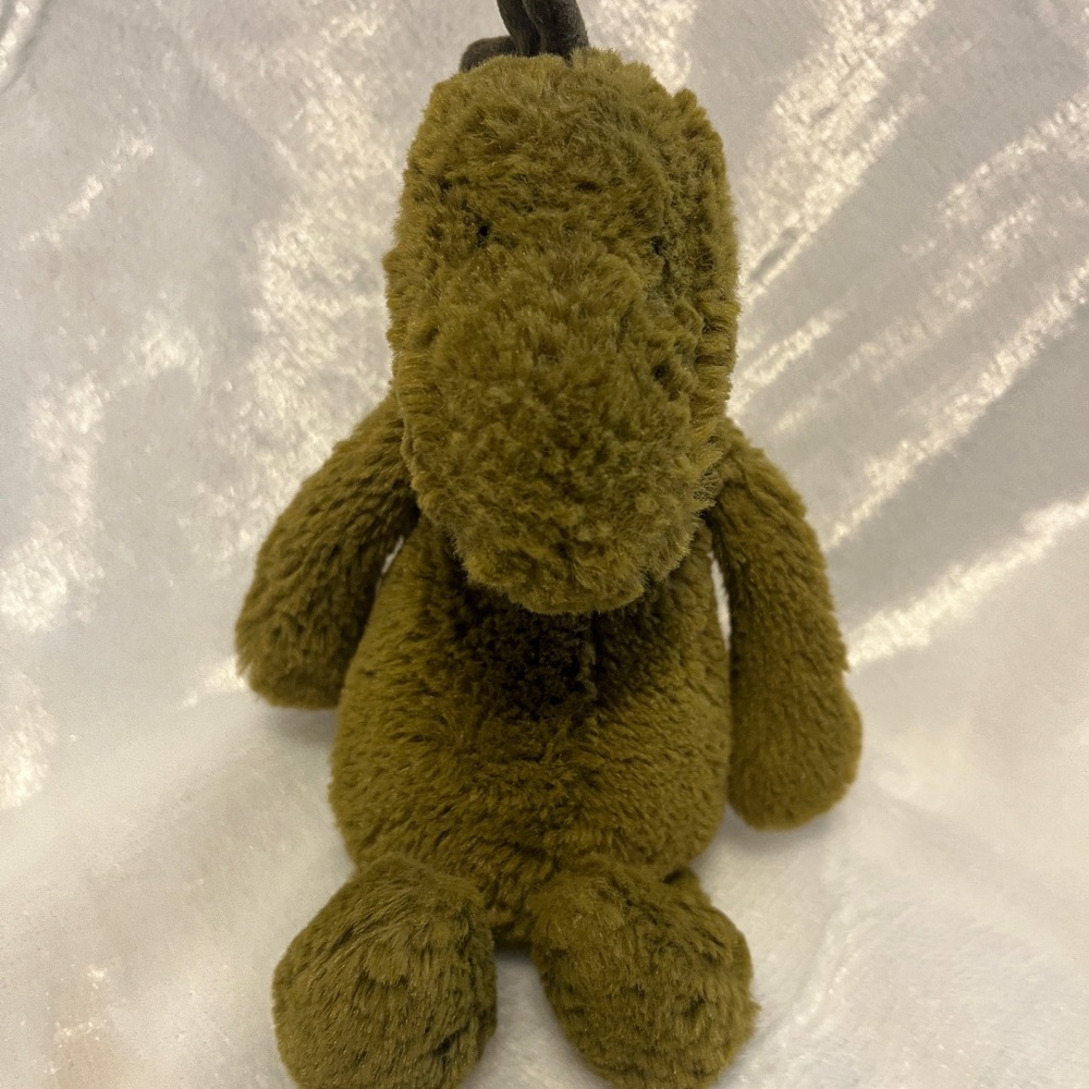 Jellycat Olive Green Dinosaur Plush